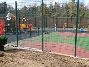 Забор на детскую площадку 50 метров фото в Софрино